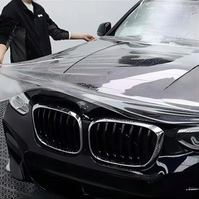 Un bon prix. 7.5mil TPU PPF Film de protection de peinture automobile 1.52*15M Anti jaunissement Auto-adhésif Transparent en ligne