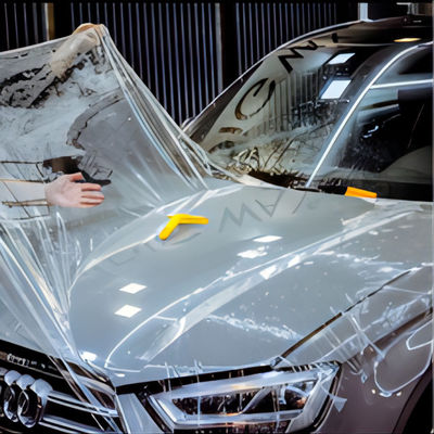 Un bon prix. Réparation thermique Gloss anti rayures Film adhésif fort Film de protection de peinture nano clair Film non jaunissant Auto-guérison en ligne