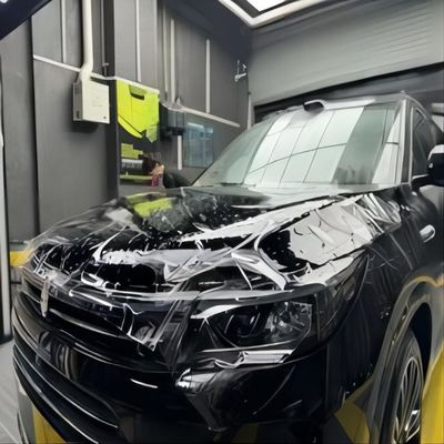 Un bon prix. Film d'emballage de voiture anti rayures Transparent TPU PPF Anti jaune Film de protection de peinture de voiture en ligne