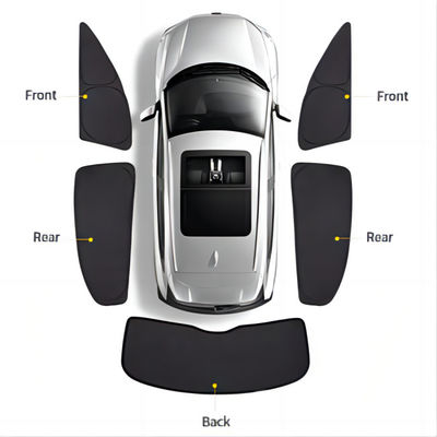 Un bon prix. Film de fenêtre de contrôle solaire en polyester noir de 2 mil pour voiture avec installation auto-adhésive en ligne